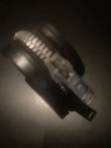 블랙 가죽 지퍼 뱅글