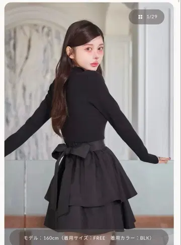 darich 미니 원피스 FL 기장