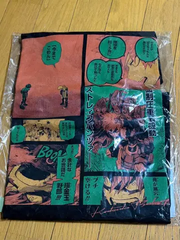 나의 히어로 아카데미아 빅 실루엣 T셔츠 HEROES 바쿠고 카츠키