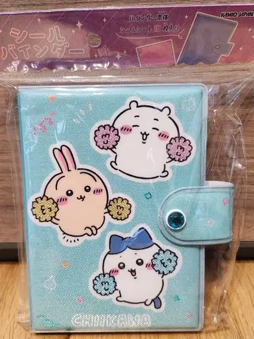 [새상품] 치이카와 씰 바인더 씰북 모두 함께 응원 토끼 하치와레