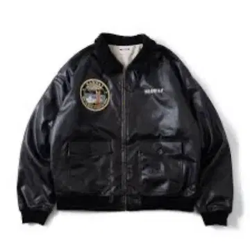 BADWAY 블랙 가죽 자켓