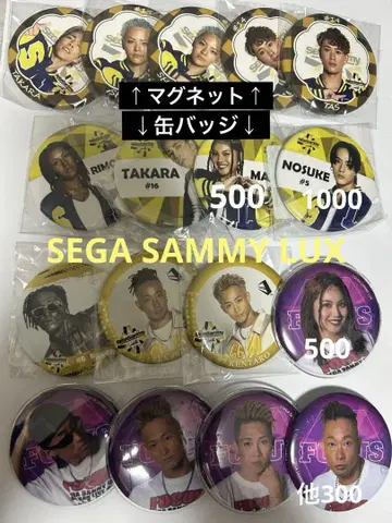 segasammylux 캔뱃지 세트