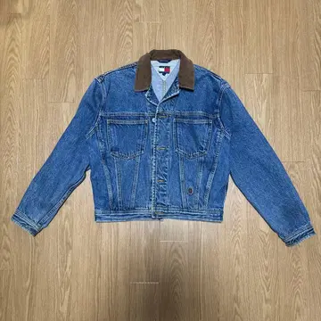 짧은 기장 TOMMY HILFIGER 데님 자켓 L 사이즈