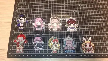 스컬 팬더풍 아크릴 스트랩용 8종 세트