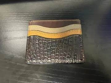 WILD SWANS 가죽 카드 케이스