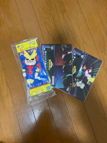 히로아카 제일복권 G, I상 올마이트 3종 세트