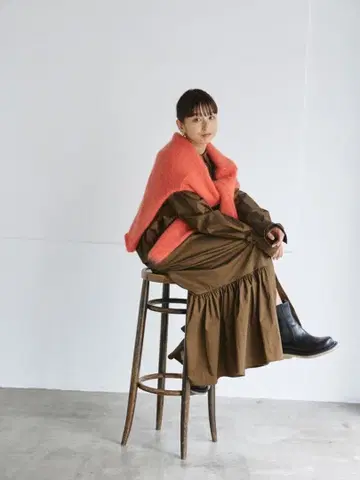 TODAYFUL 셔츠 원피스 브라운 원피스