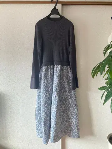 [ 새상품급 ] 오파크 클립 깔끔한 도킹 원피스 L