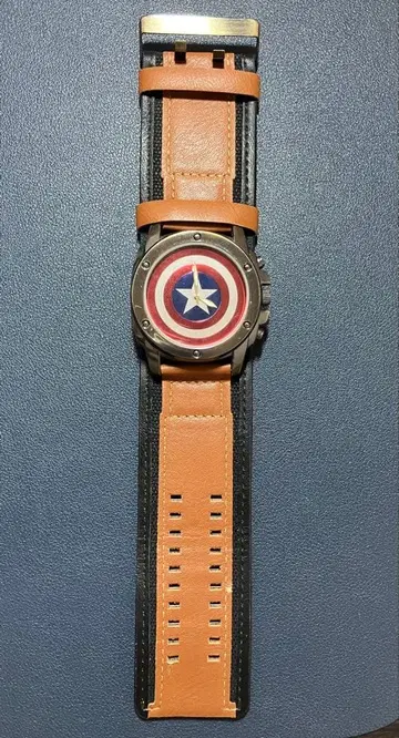 캡틴 아메리카 시계 가죽