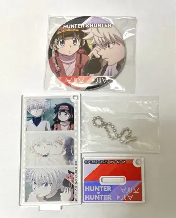 HUNTER x HUNTER 아크릴 키링 CAN배지 키루아 & 아르카