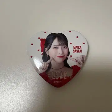 = LOVE 사사키 마이카 캔뱃지 특별 이코러브