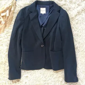 [쿠미교쿠] 노카라 자켓 사이즈 2 네이비 심플한 디자인 졸업식