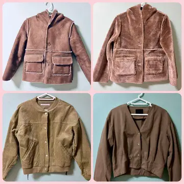 3세트(리버서블 무스탕, 블루종 2벌)