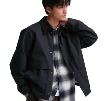 유니클로 유틸리티 숏 블루종