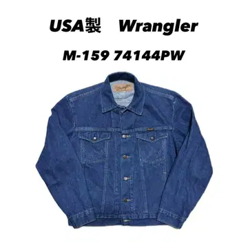 USA Wrangler 랭글러 데님 자켓 74144PW 38 다크 네이비