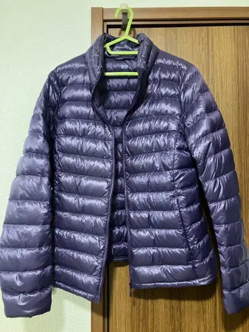 UNIQLO 퍼플 다운 자켓 M