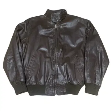 LUAU atsukawa 가죽 자켓 블루종 M 브라운 소가죽 일본제