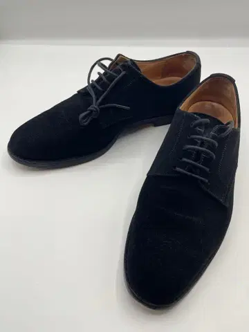 스코치 그레인 스웨이드 비즈니스 슈즈 23.5cm 블랙 BLACK