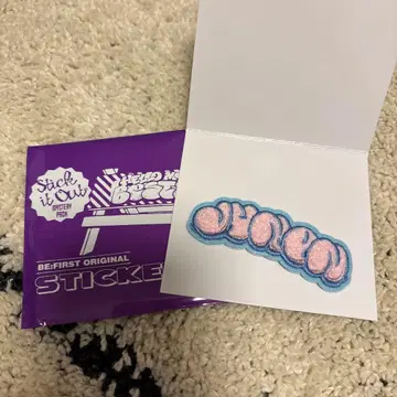 시크릿 모코모코 자수 스티커 JUNON