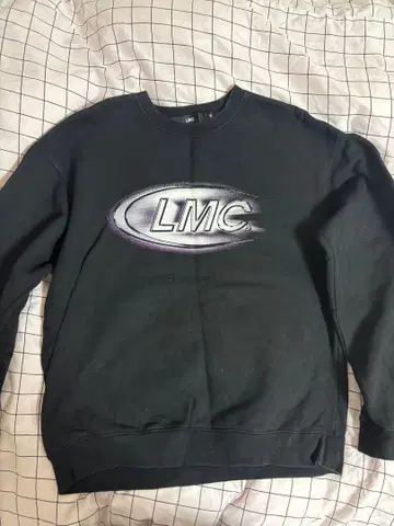 LMC 엘엠씨 트레이닝복 맨투맨 빅 로고 블랙 M