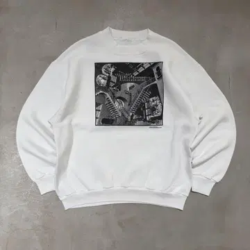 80s M.C.ESCHER print 맨투맨 에셔 맨투맨