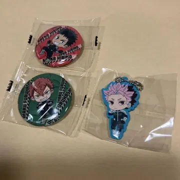 괴수 8호 캡슐 러버 키링 나루미 겐 1개, 덤 캔 2개