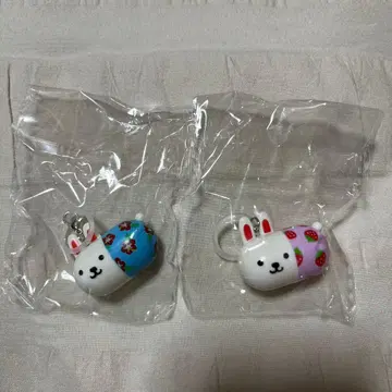 우사코레 프렌즈 메지루시 참 이치고 토끼 알로하 토끼 2개 세트