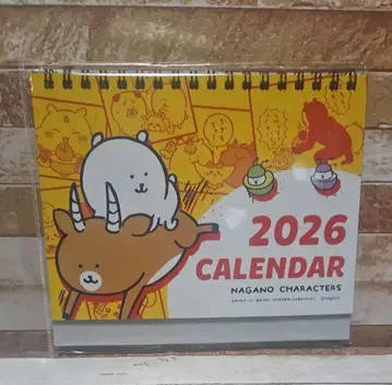 나가노 마켓 나가노 캐릭터즈 탁상 달력 2026