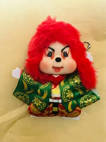 몬치치 x 가부키 SS 얼굴 커 키체인 연사자 쇼치쿠 감수