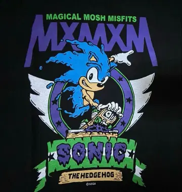 완판 레어 mxmxm 소닉 티셔츠 매지컬 모쉬 미스핏츠 M
