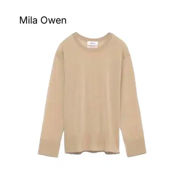 [새상품급] Mila Owen 미라 오웬 니트 스웨터 베이지 울