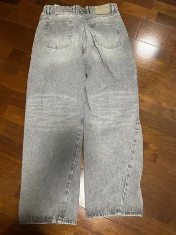 그레이 배기 팬츠