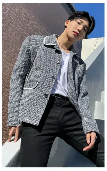 ENCANTO CONTEMPORARY 트위드 자켓