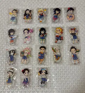 귀멸의 칼날 아크릴 스탠드 유포테이블 바다의 집 컴플리트