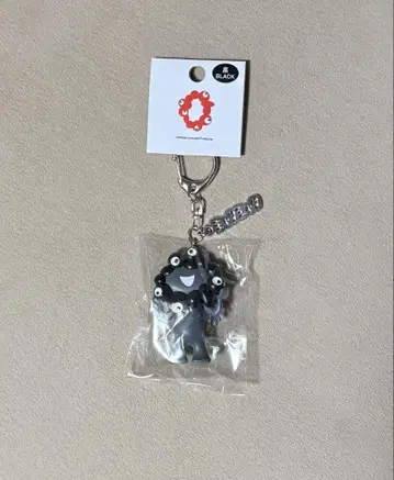 EXPO 2025 블랙 미야쿠미야쿠 입체 PVC 키링 플레이트 포함