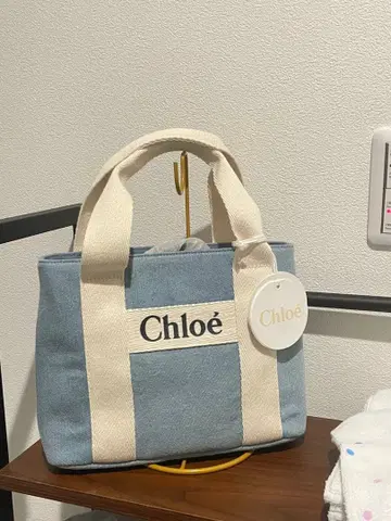 끌로에 데님 토트백