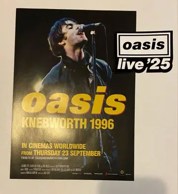 오아시스 네브워스 B5 영화 플라이어 live2025 스티커 세트