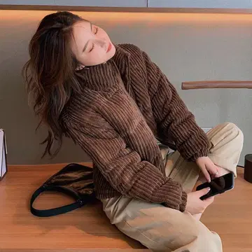 브라운 코듀로이 자켓