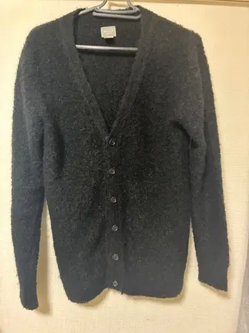 DELUXE 모헤어 가디건 블랙