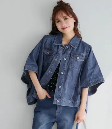 coca 코카 즉시 완판! 데님 판초 자켓 G 자켓 컨디션 최상