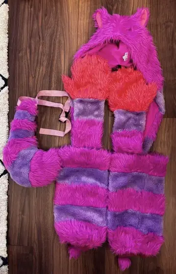 체셔 고양이 팬캡 꼬리 레그 워머 세트