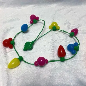 디즈니 리조트 크리스마스 빛나는 완구 일루미네이션 라이트 목걸이