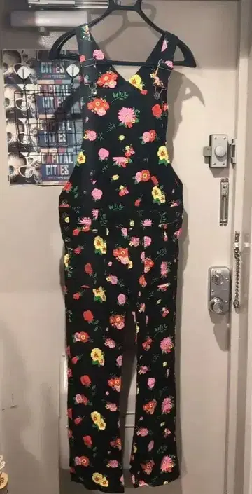 RODEO CROWNS 플라워 프린트 오버롤