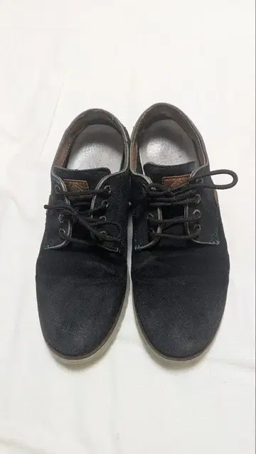 블랙 스웨이드 데크 슈즈