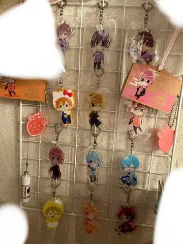 스토푸리 묶음 판매 아크릴 키링 키홀더 에마 립