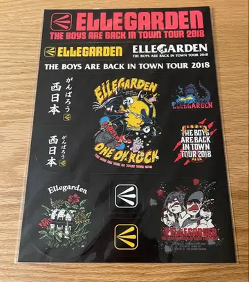 ELLEGARDEN 스티커 시트 2018