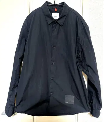 OAMC 코튼 브로드 마크 셔츠 BLK oams601168 21ss