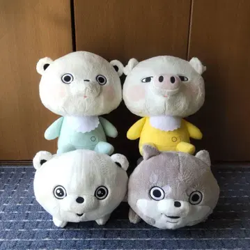 요시 스탬프 봉제 인형 세트