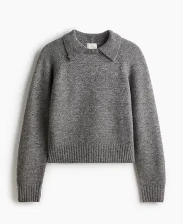 [ 완판템 ] H&M 카라 부착 스웨터 S 사이즈