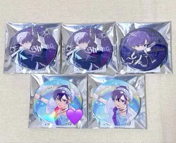 우라시마사카타센 시마 할로파 2025 캔뱃지 등신 데포 메인 비주얼 세트